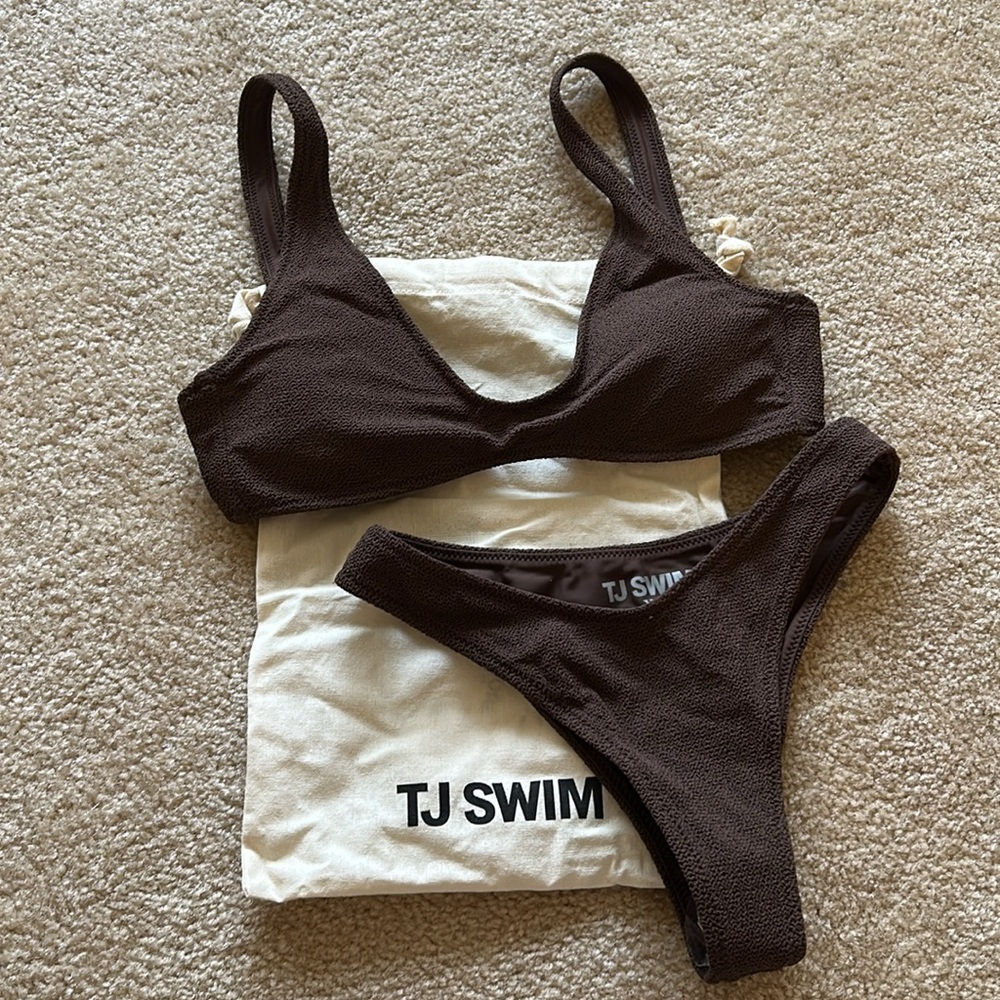TJ Swim Nala cocoa bikini set xs
